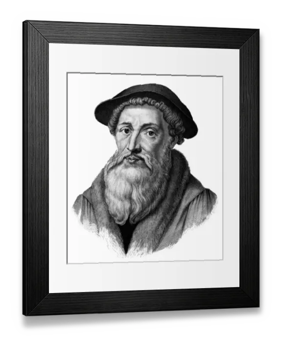 Framed Print : Theodor Bibliander Framed Print : Theodor Bibliander