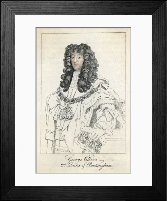 Framed Print : 2nd Duke of Buckingham Framed Print : 2nd Duke of Buckingham