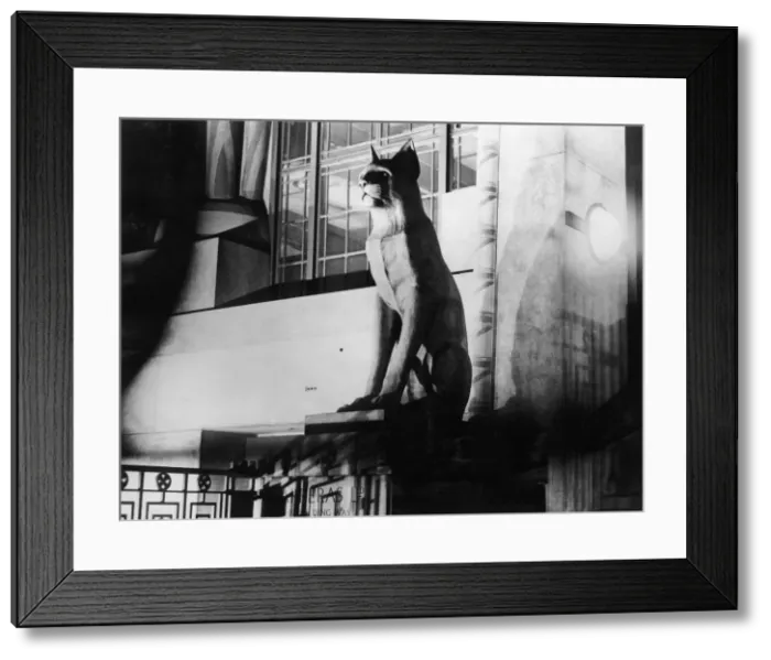 Framed Print : Egyptian Cat Sculpture Framed Print : Egyptian Cat Sculpture
