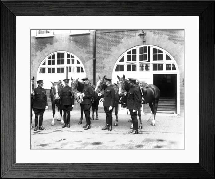 Framed Print : Four Mounted Policemen Framed Print : Four Mounted Policemen