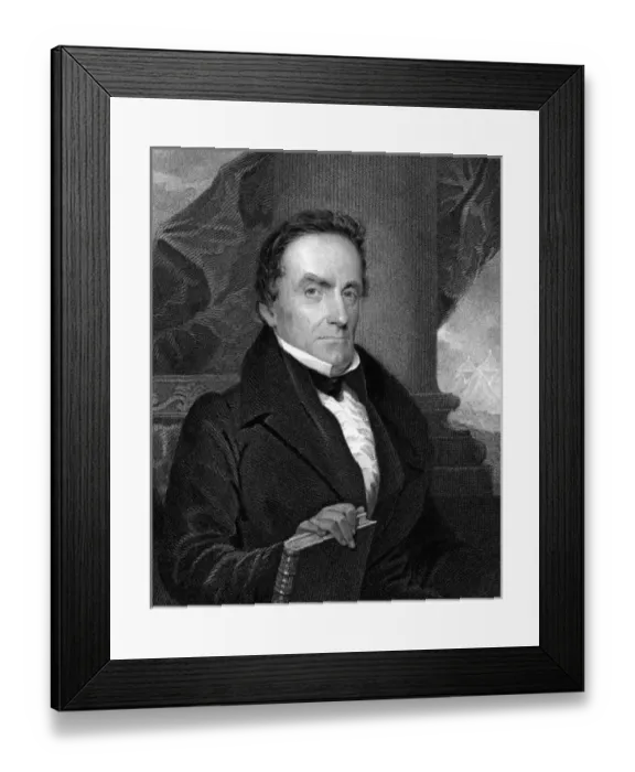 Framed Print : Lewis Cass - 2 Framed Print : Lewis Cass - 2