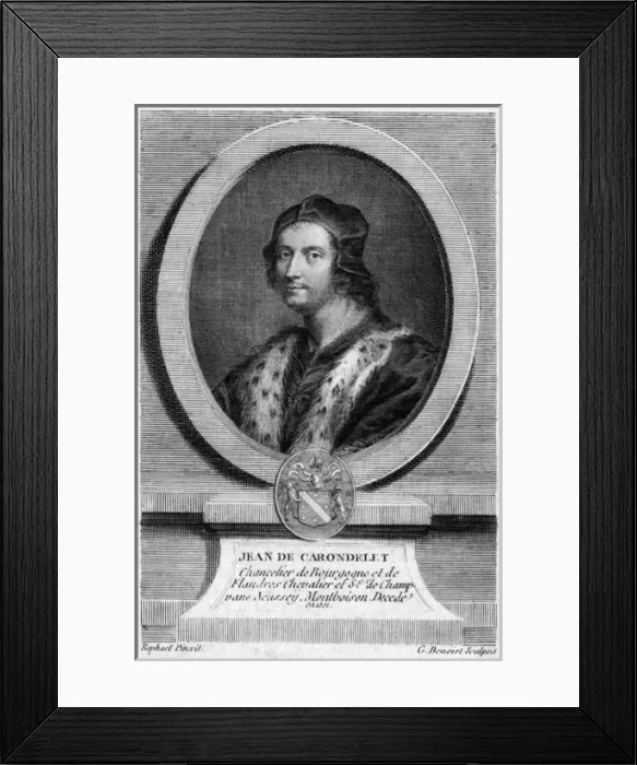 Framed Print : Jean De Carondelet (Eld) Framed Print : Jean De Carondelet (Eld)