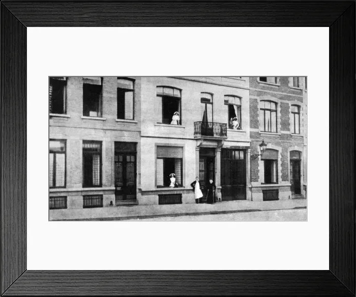 Framed Print : Cavells home Brussels Framed Print : Cavells home Brussels