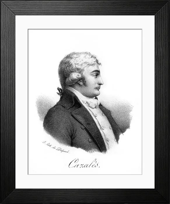 Framed Print : Jacques a M De Cazales Framed Print : Jacques a M De Cazales