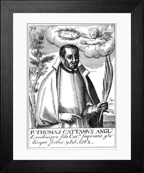 Framed Print : Thomas Cattamus, Martyr Framed Print : Thomas Cattamus, Martyr