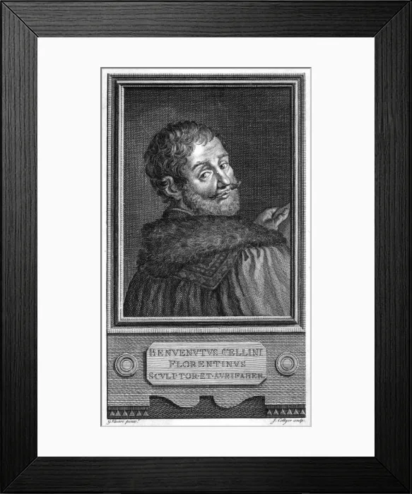 Framed Print : Benvenuto Cellini - 4 Framed Print : Benvenuto Cellini - 4