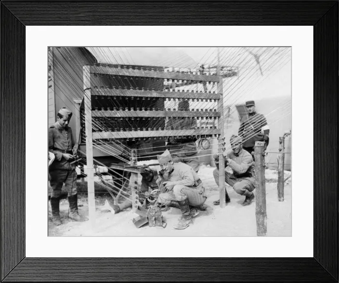 Framed Print : tapping Telephone Line Framed Print : tapping Telephone Line