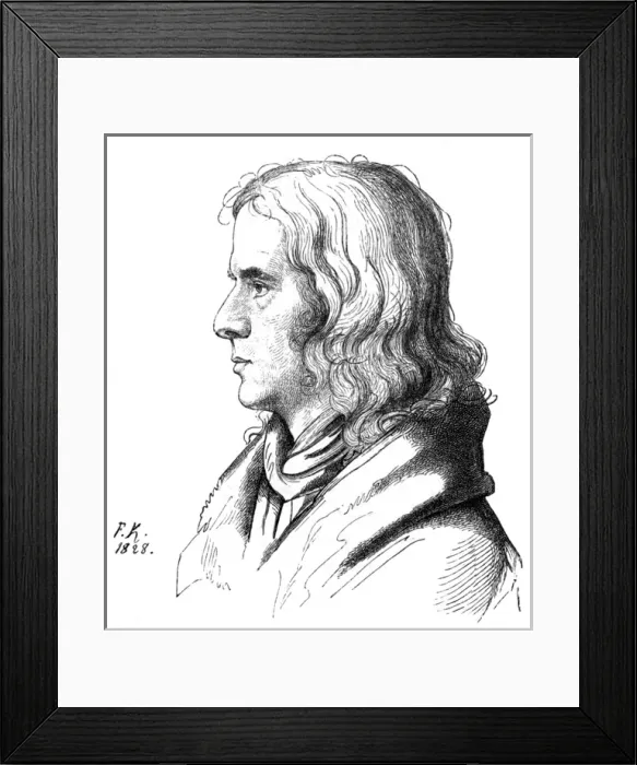Framed Print : Adelbert Chamisso - 2 Framed Print : Adelbert Chamisso - 2