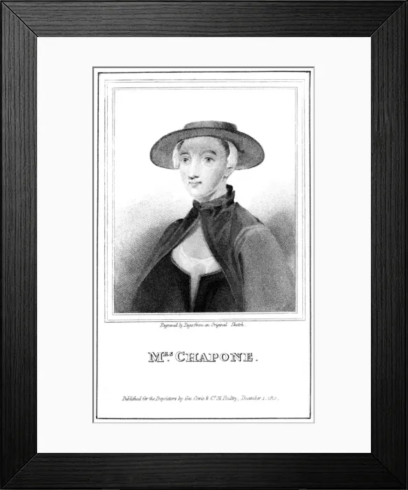 Framed Print : Hester Chapone Framed Print : Hester Chapone