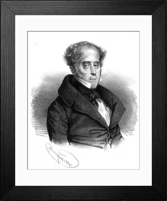 Framed Print : Chateaubriand, Older Framed Print : Chateaubriand, Older
