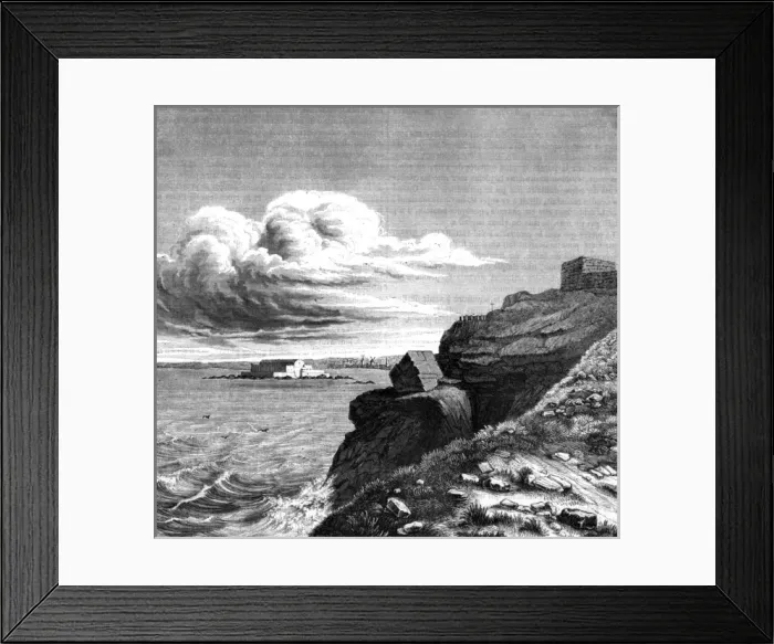 Framed Print : Chateaubriands Tomb Framed Print : Chateaubriands Tomb