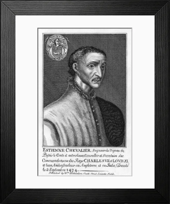 Framed Print : Etienne Chevalier Framed Print : Etienne Chevalier