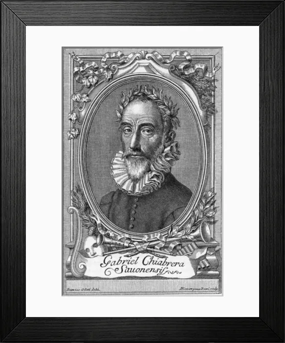 Framed Print : Gabriello Chiabrera Framed Print : Gabriello Chiabrera