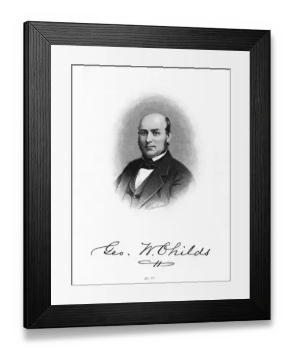 Framed Print : George William Childs Framed Print : George William Childs