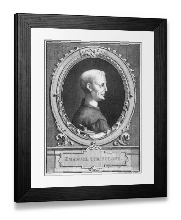 Framed Print : Manuel Chrysoloras Framed Print : Manuel Chrysoloras