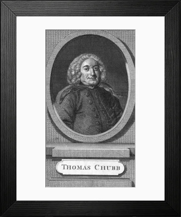Framed Print : Thomas Chubb, Theologian Framed Print : Thomas Chubb, Theologian