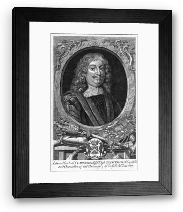 Framed Print : Edward Earl Clarendon Framed Print : Edward Earl Clarendon