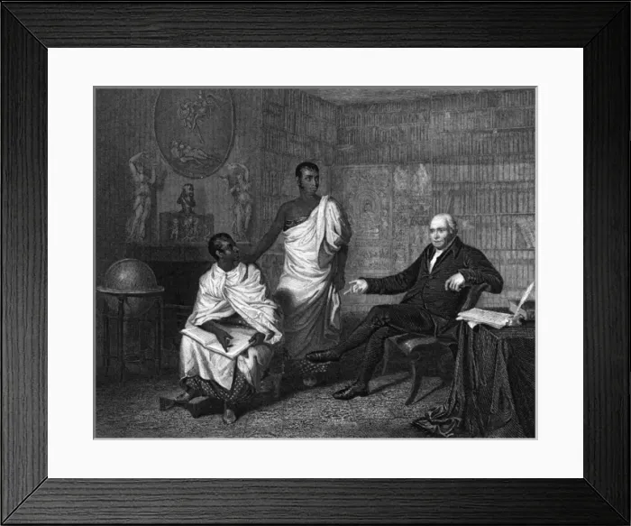 Framed Print : Adam Clarke & Buddhists Framed Print : Adam Clarke & Buddhists