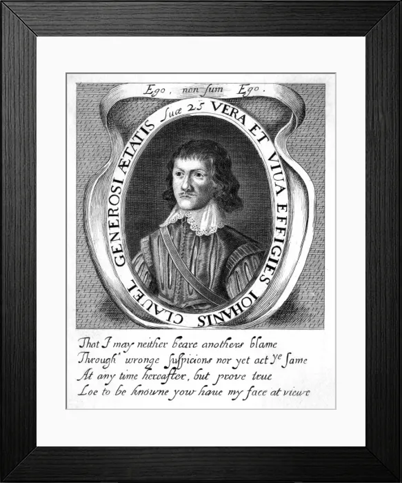 Framed Print : John Clavel Framed Print : John Clavel