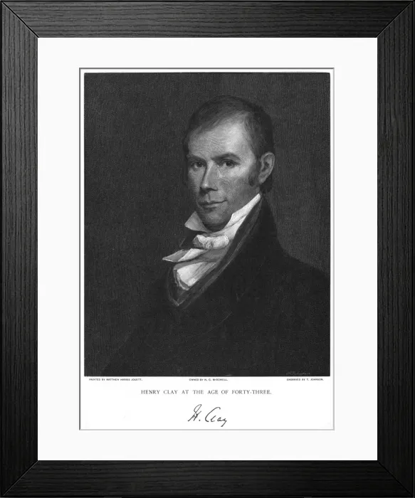 Framed Print : Henry Clay (Jouett) Framed Print : Henry Clay (Jouett)