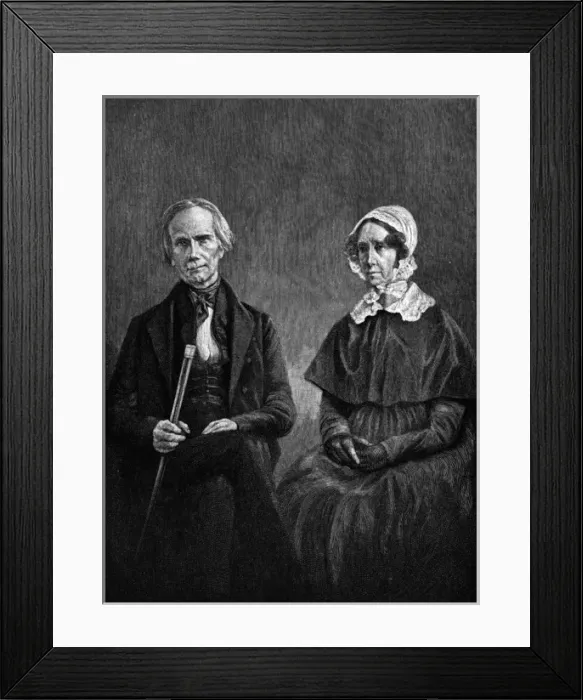 Framed Print : Henry Clay + his Mrs Framed Print : Henry Clay + his Mrs