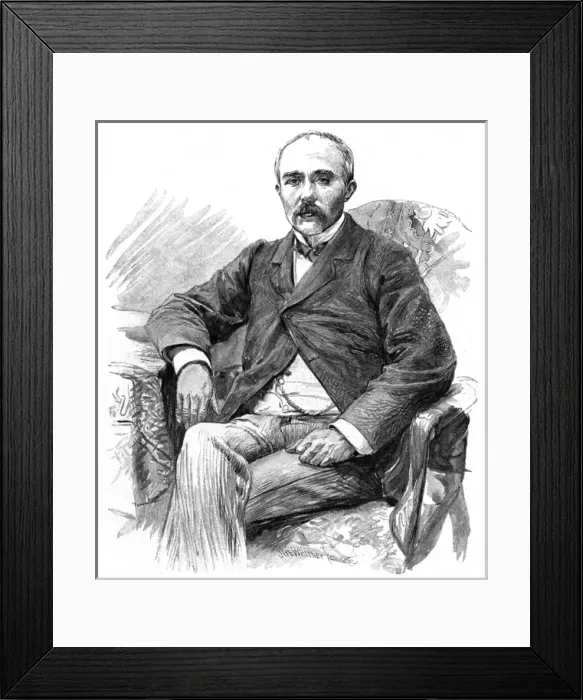 Framed Print : Clemenceau in 1887 Framed Print : Clemenceau in 1887