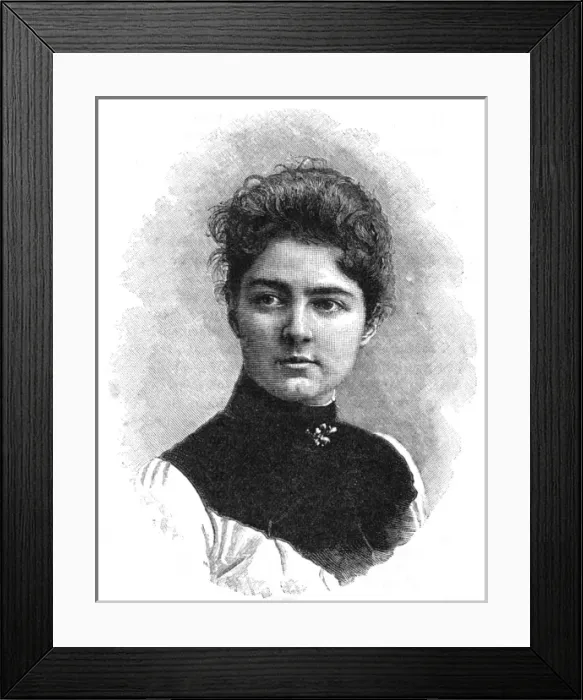 Framed Print : Frances Cleveland - 2 Framed Print : Frances Cleveland - 2