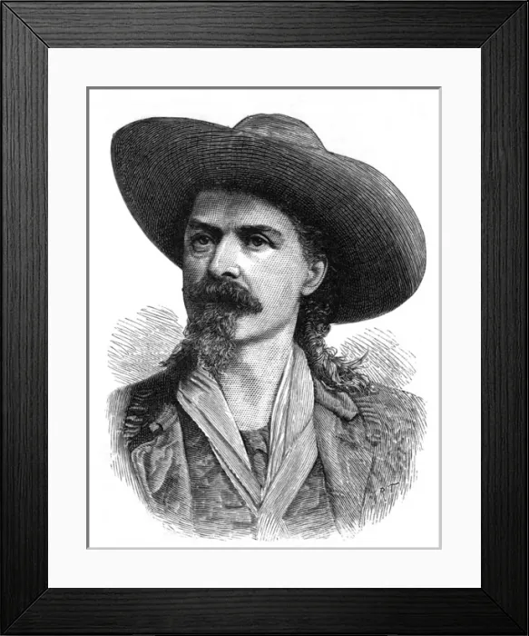 Framed Print : William Cody in 1887 Framed Print : William Cody in 1887