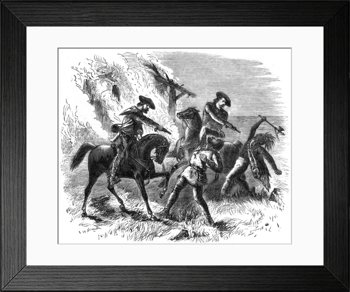 Framed Print : William Cody in Action Framed Print : William Cody in Action