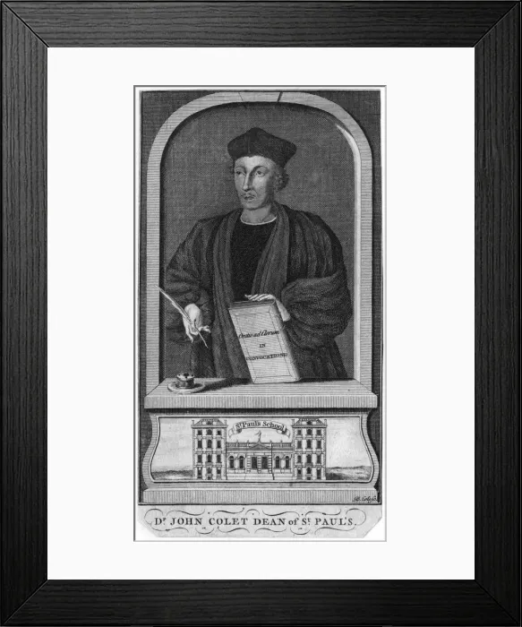 Framed Print : John Colet, Dean - 2 Framed Print : John Colet, Dean - 2