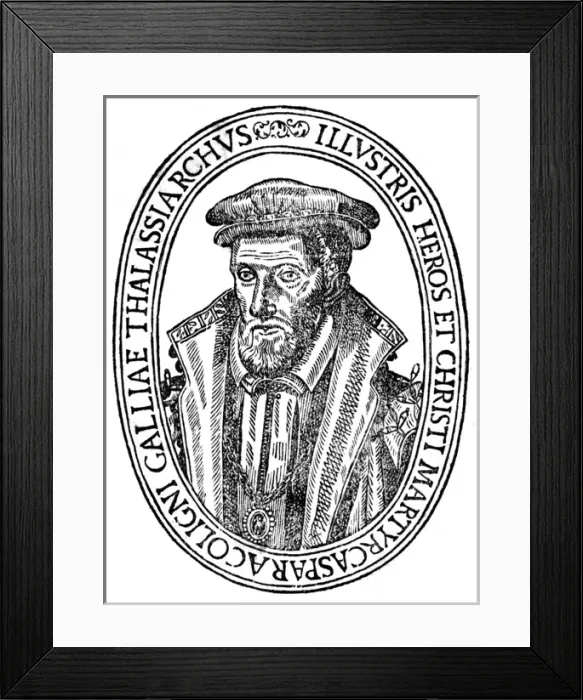 Framed Print : Gaspard Coligny - 3 Framed Print : Gaspard Coligny - 3