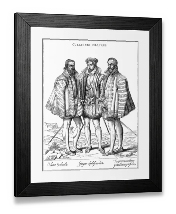 Framed Print : Gaspard Coligny - 6 Framed Print : Gaspard Coligny - 6