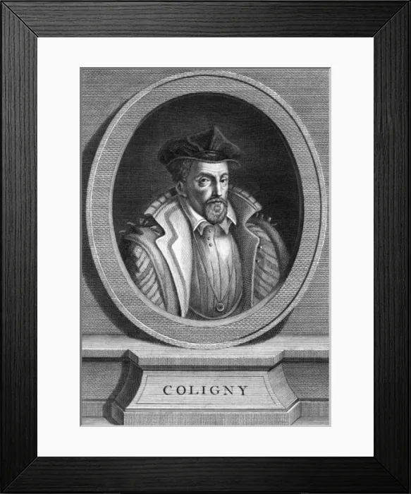 Framed Print : Gaspard Coligny - 5 Framed Print : Gaspard Coligny - 5