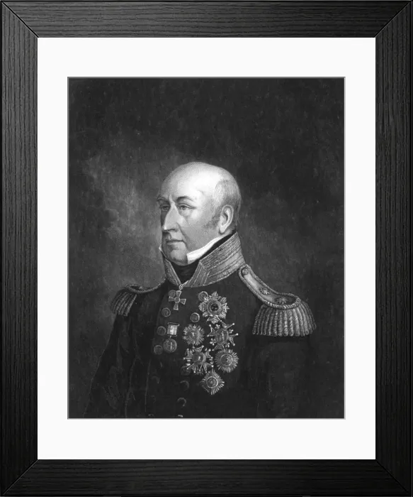Framed Print : Sir Edward Codrington Framed Print : Sir Edward Codrington