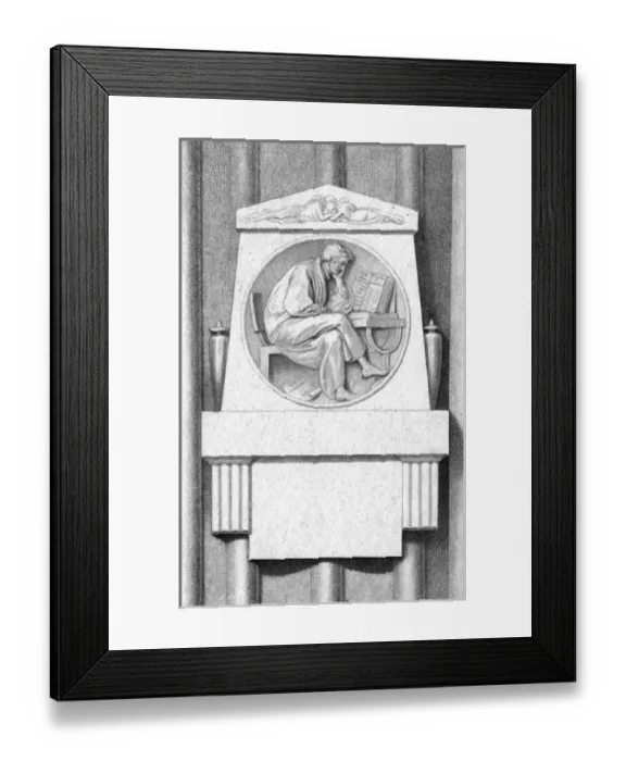 Framed Print : William Collins Monument Framed Print : William Collins Monument