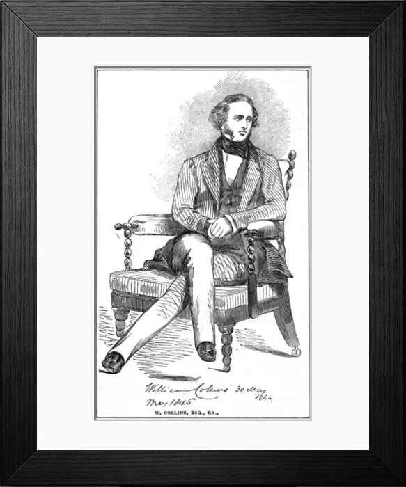 Framed Print : William Collins, Artist Framed Print : William Collins, Artist