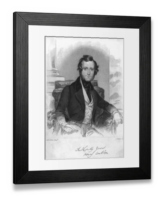 Framed Print : Henry Cockton, Writer Framed Print : Henry Cockton, Writer