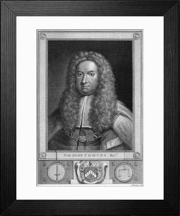 Framed Print : Sir John Comyns Framed Print : Sir John Comyns