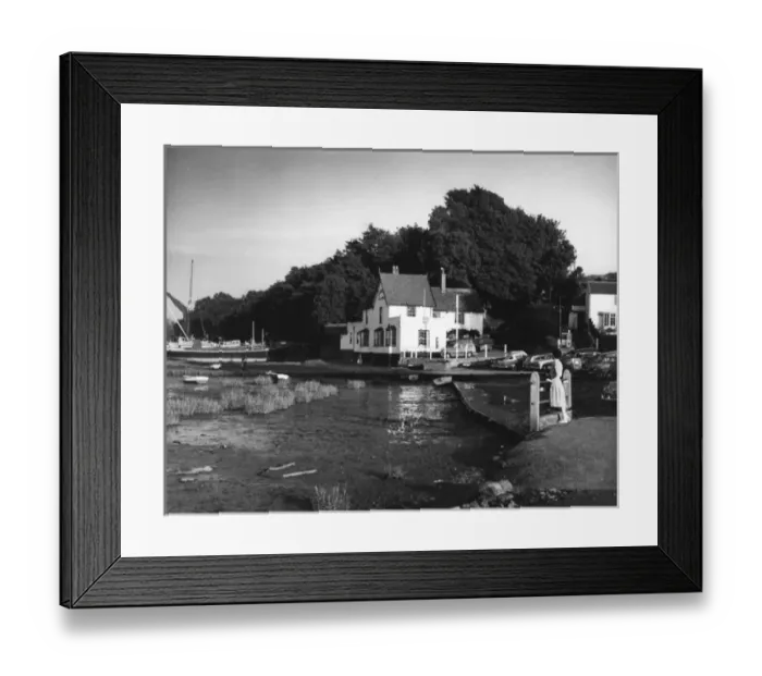 Framed Print : England / Pin Mill 1963 Framed Print : England / Pin Mill 1963