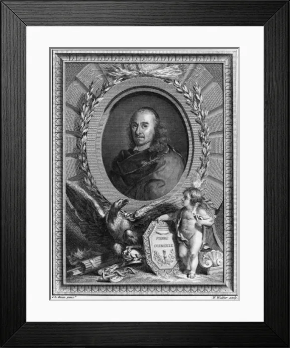 Framed Print : Pierre Corneille (Lebrun Framed Print : Pierre Corneille (Lebrun