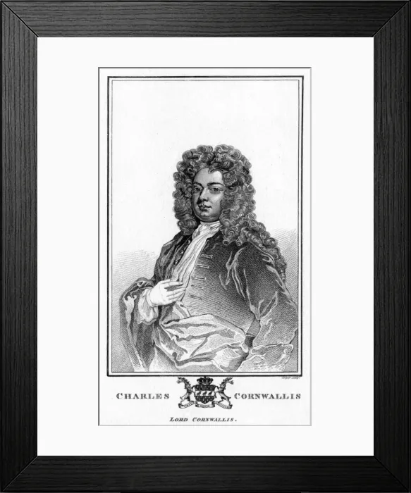 Framed Print : Charles Baron Cornwallis Framed Print : Charles Baron Cornwallis