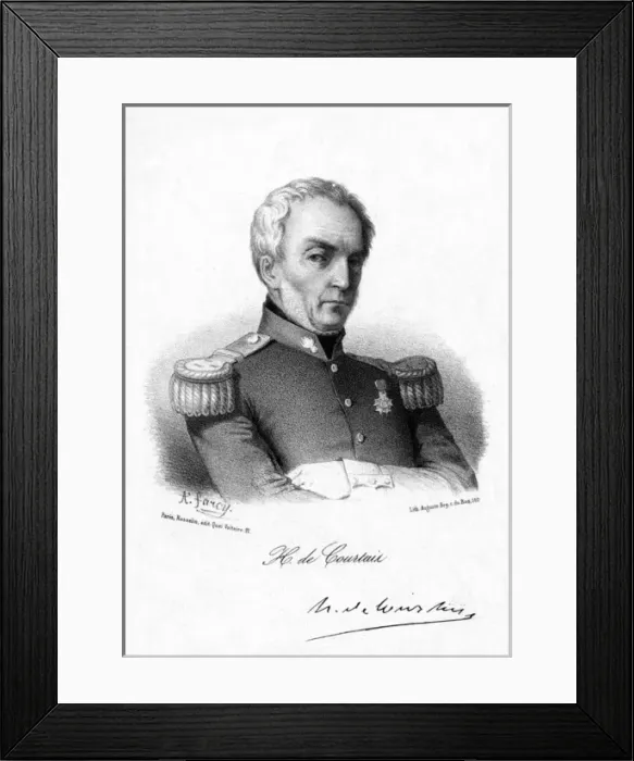 Framed Print : Amable Vicomte Courtais Framed Print : Amable Vicomte Courtais