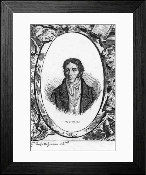 Framed Print : Victor Cousin (Young) Framed Print : Victor Cousin (Young)
