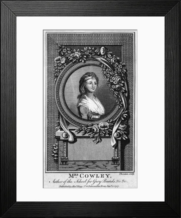 Framed Print : Mrs Hannah Cowley Framed Print : Mrs Hannah Cowley