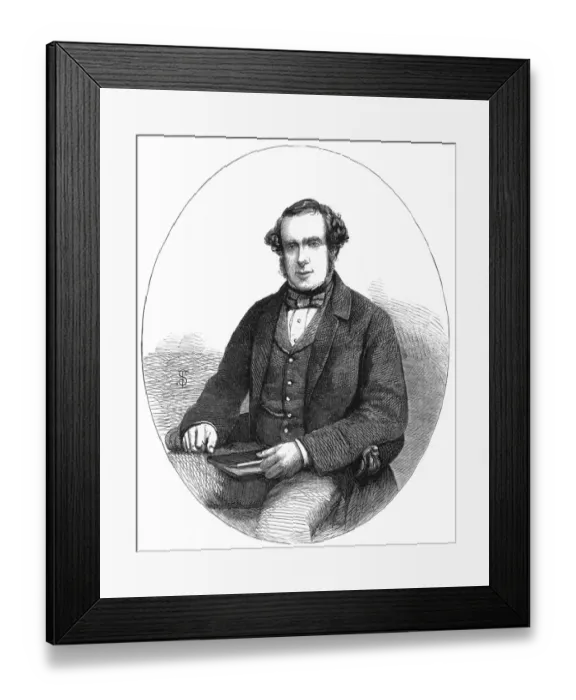 Framed Print : William Cowper-Temple 1 Framed Print : William Cowper-Temple 1