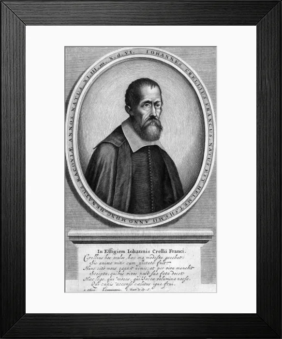 Framed Print : Johann Crellius Framed Print : Johann Crellius