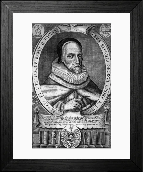 Framed Print : Sir George Croke Framed Print : Sir George Croke