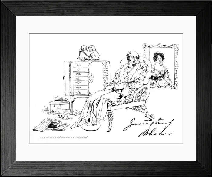 Framed Print : John Wilson Croker - 3 Framed Print : John Wilson Croker - 3