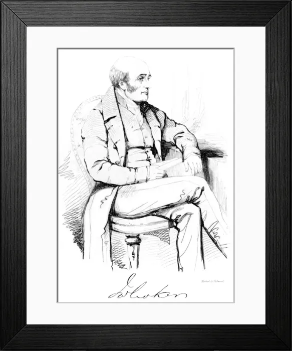 Framed Print : John Wilson Croker - 2 Framed Print : John Wilson Croker - 2