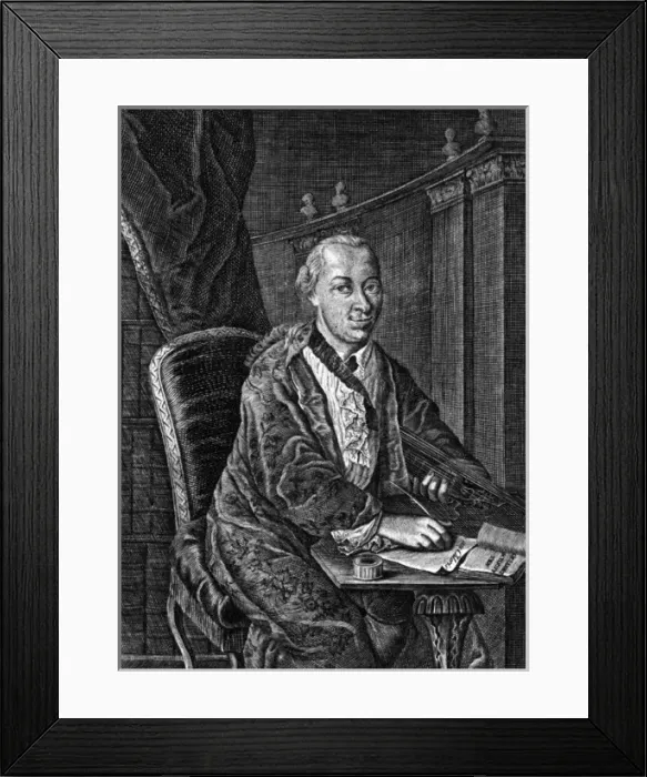 Framed Print : Johann Friedrich Cronegk Framed Print : Johann Friedrich Cronegk